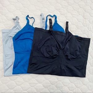 Set of 3 nursing camisoles 2XL